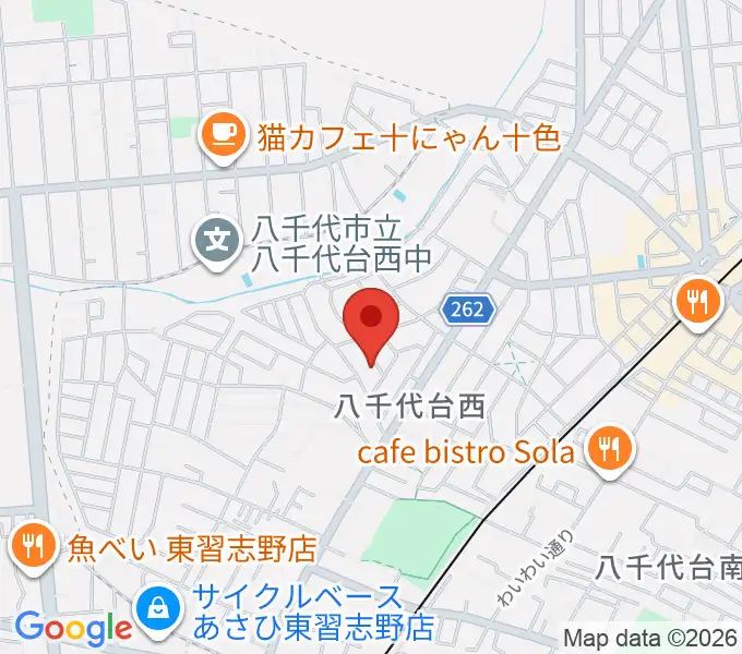 スズキ・メソード 印田クラスの地図