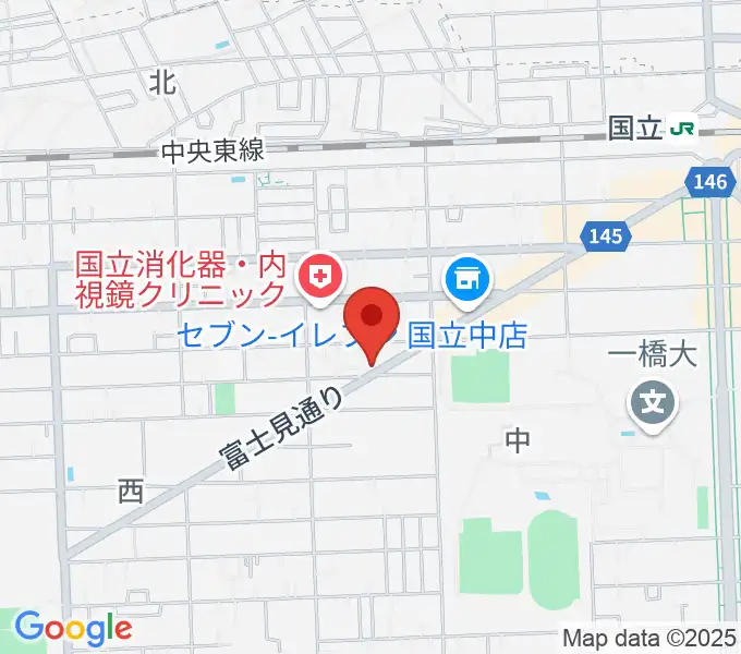 スズキ・メソード国立教室の地図