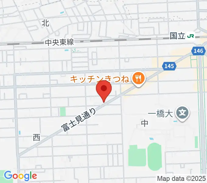 スズキ・メソード国立教室の地図