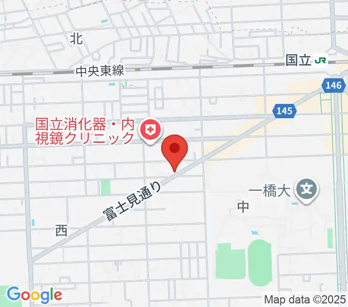 スズキ・メソード国立教室の地図