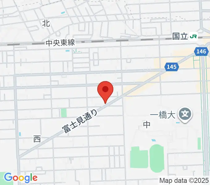スズキ・メソード国立教室の地図