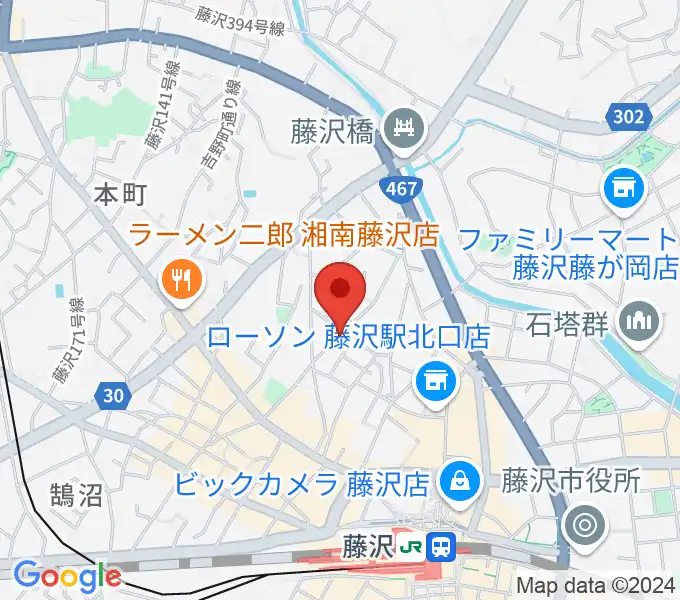 どるちぇ音楽教室レンタルスタジオの地図