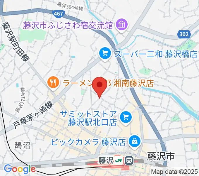 どるちぇ音楽教室レンタルスタジオの地図