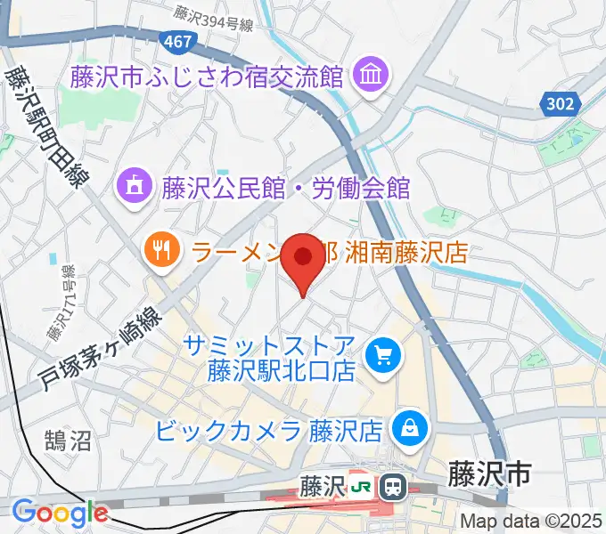 どるちぇ音楽教室レンタルスタジオの地図