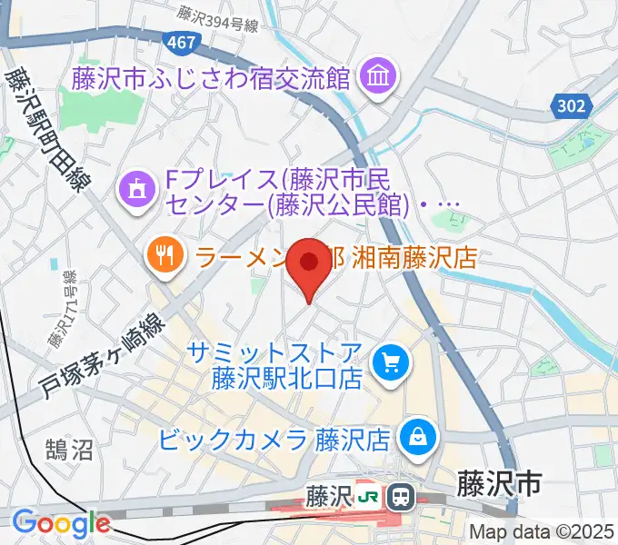 どるちぇ音楽教室レンタルスタジオの地図
