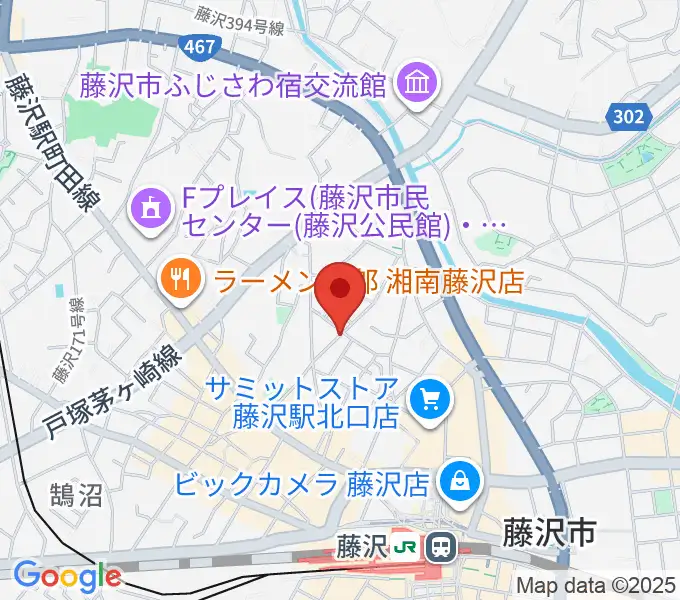 どるちぇ音楽教室レンタルスタジオの地図
