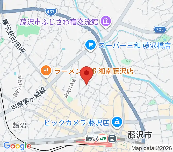 どるちぇ音楽教室レンタルスタジオの地図