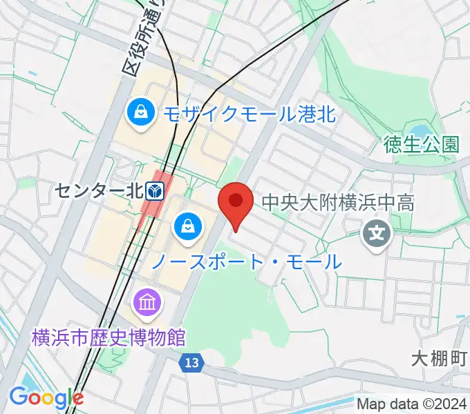 アサフ音楽院の地図