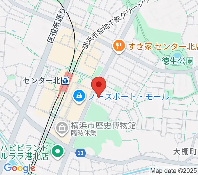 アサフ音楽院の地図