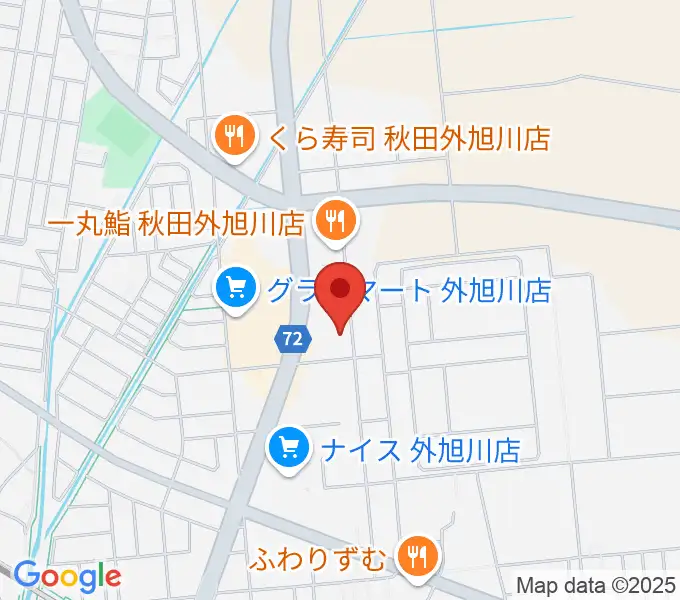 キノコスタジオの地図