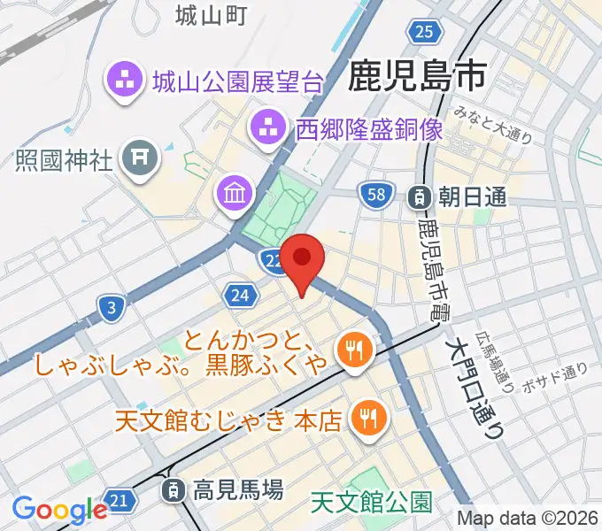 IFF STUDIOの地図