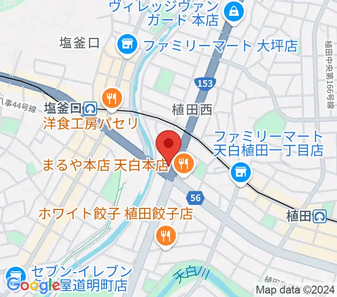 第一楽器 植田店の地図