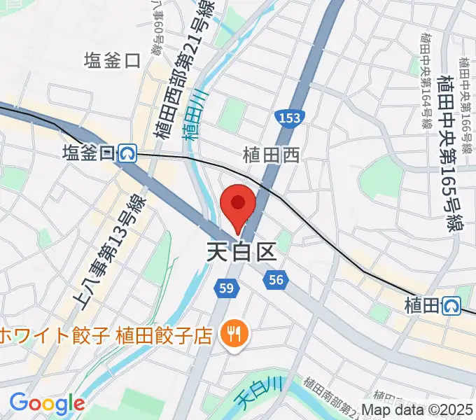 第一楽器 植田店の地図