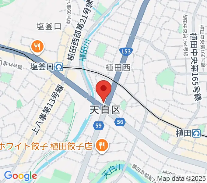 第一楽器 植田店の地図