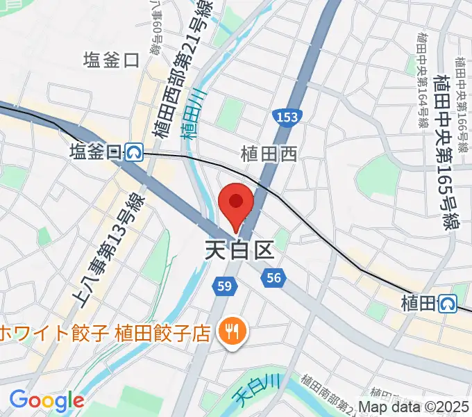 第一楽器 植田店の地図