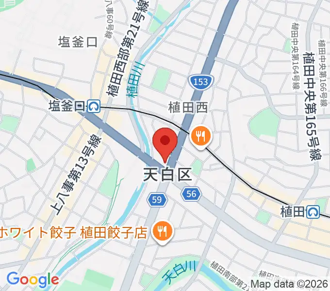 第一楽器 植田店の地図