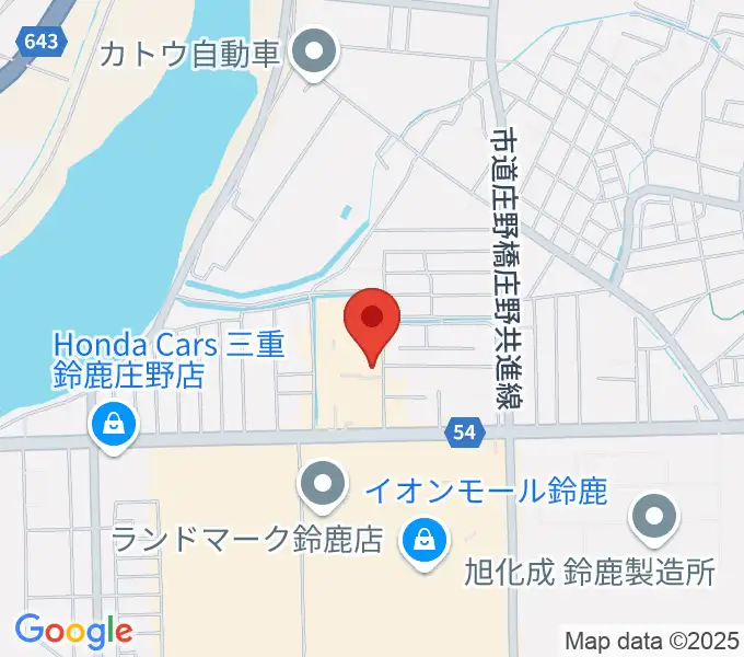 第一楽器 鈴鹿平田センターの地図
