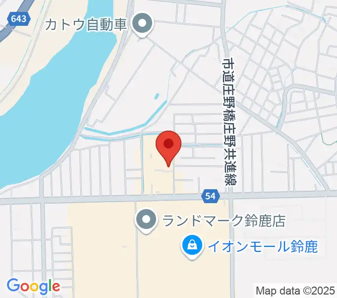第一楽器 鈴鹿平田センターの地図