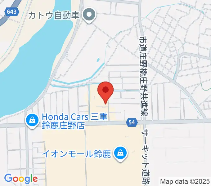 第一楽器 鈴鹿平田センターの地図