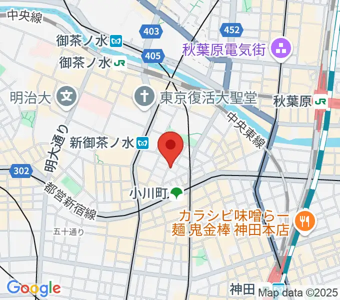 吉野幸子ボサノヴァギター&ボーカルスクールの地図