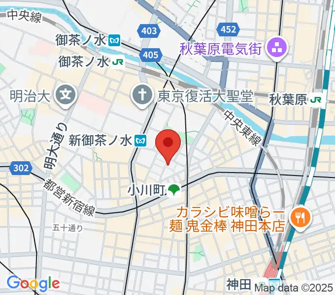 吉野幸子ボサノヴァギター&ボーカルスクールの地図