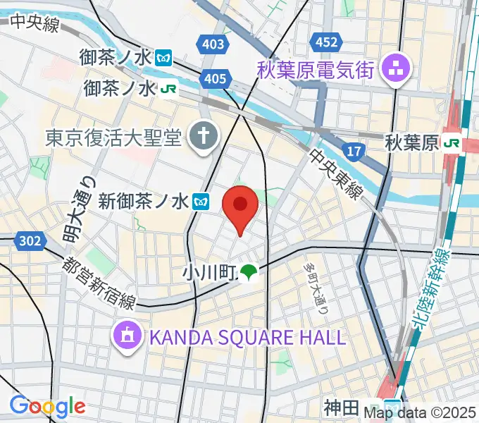 吉野幸子ボサノヴァギター&ボーカルスクールの地図