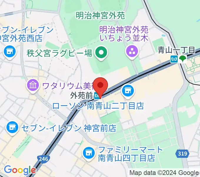 ココデシカの地図