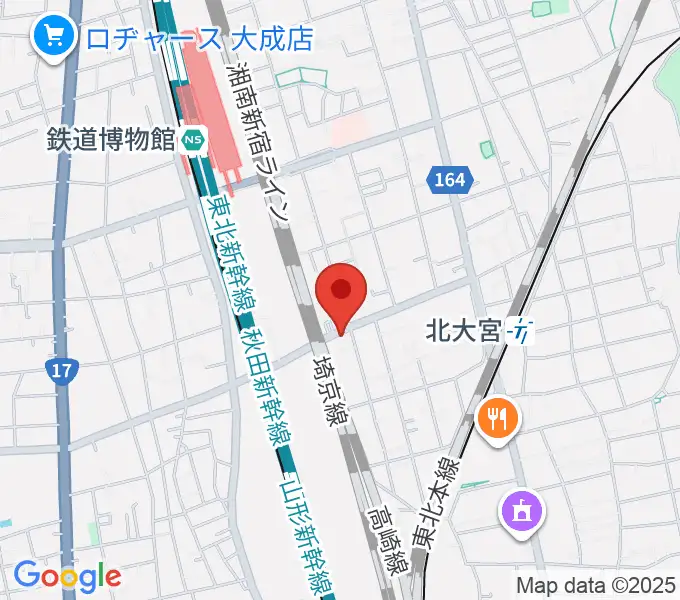 パンダスタジオさいたまの地図