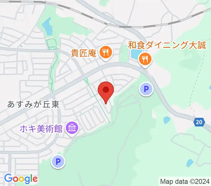 川島フルート・オカリナ スクールの地図