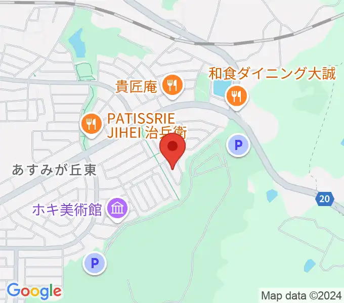 川島フルート・オカリナ スクールの地図