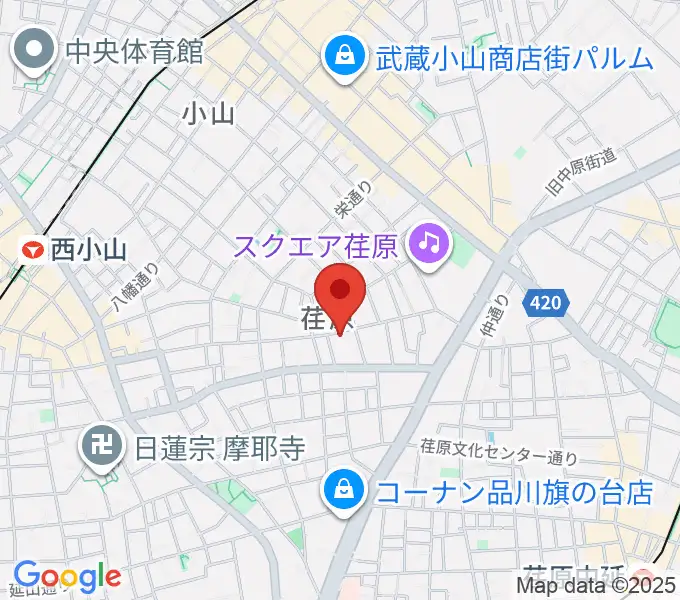スタジオエルヴールの地図