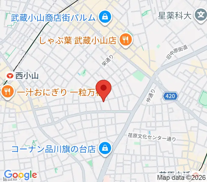 スタジオエルヴールの地図