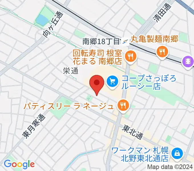 井上ピアノ調律事務所の地図