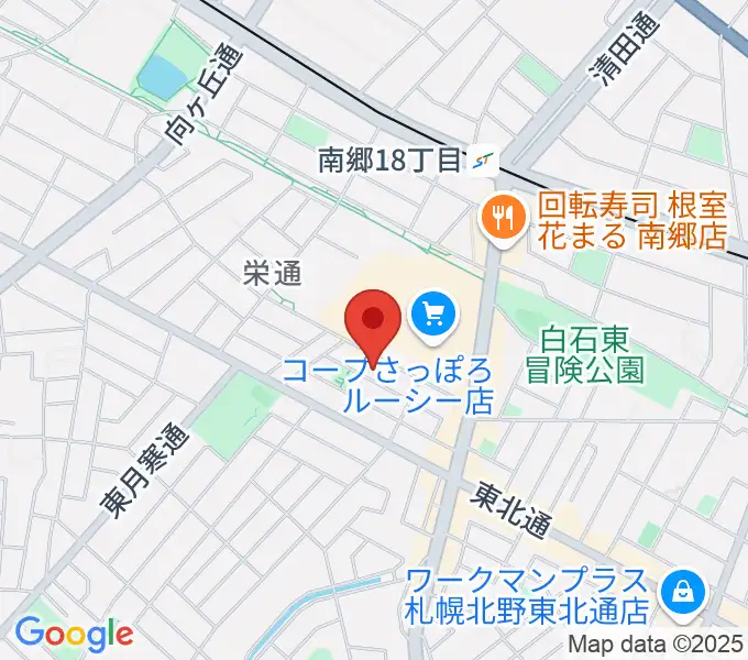 井上ピアノ調律事務所の地図