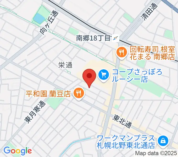 井上ピアノ調律事務所の地図