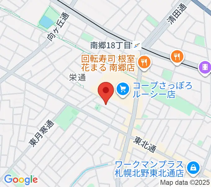 井上ピアノ調律事務所の地図