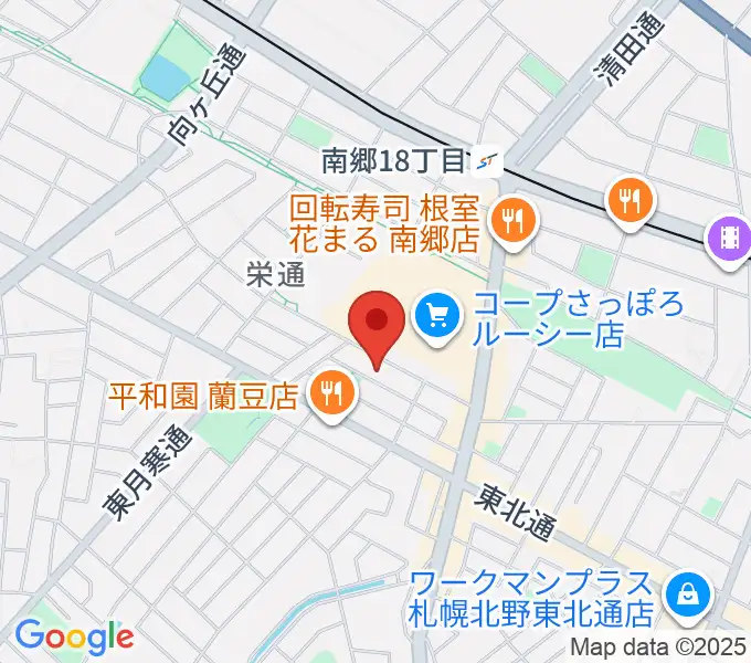 井上ピアノ調律事務所の地図