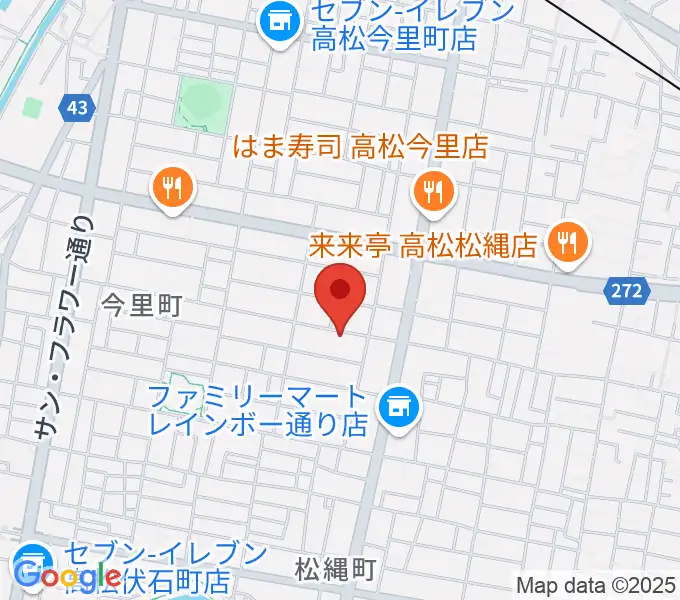 M-studioの地図