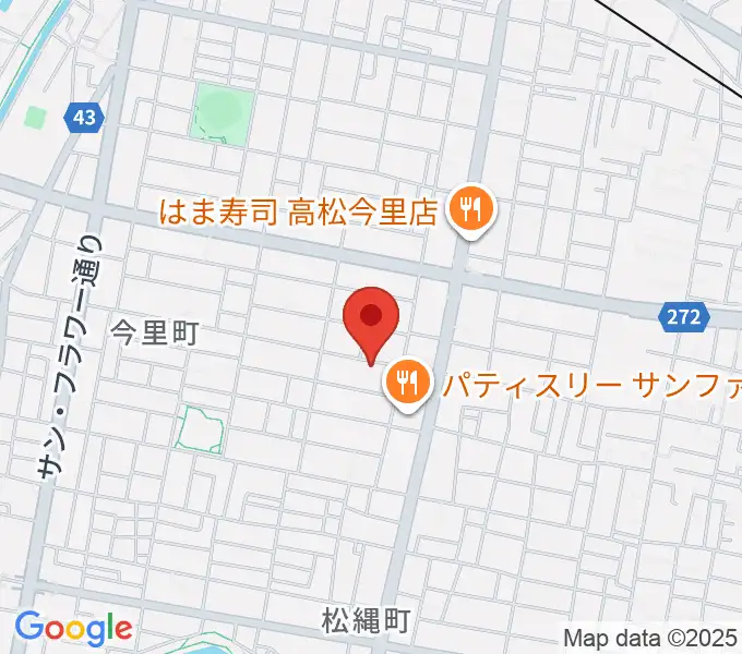M-studioの地図