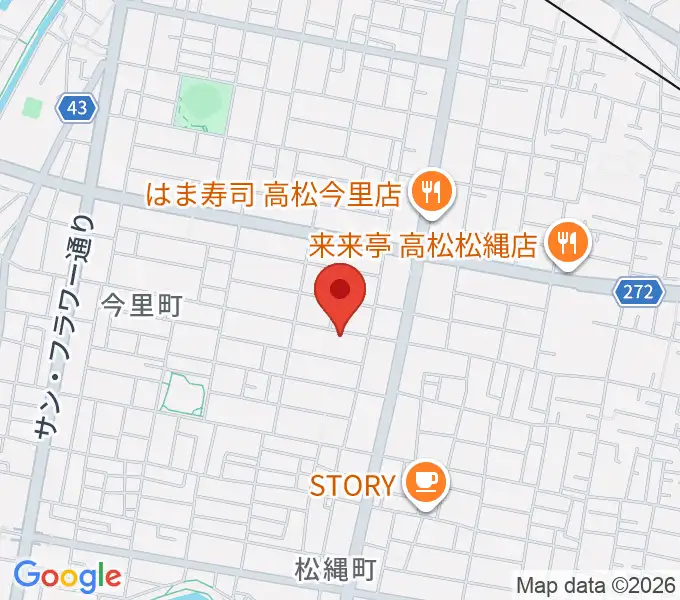 M-studioの地図