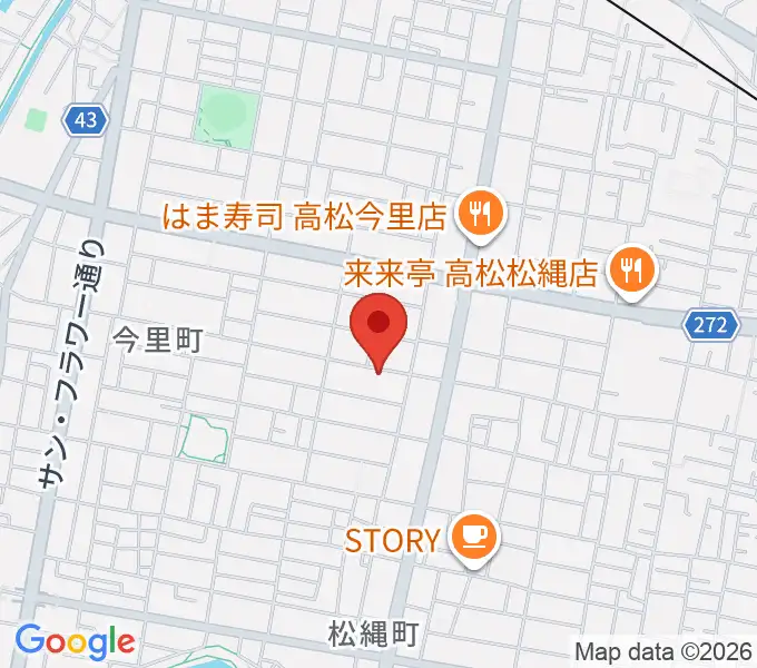 M-studioの地図