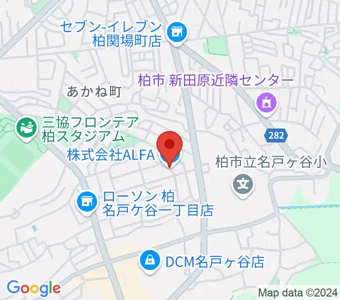 インターネットラジオ局ALFAの地図