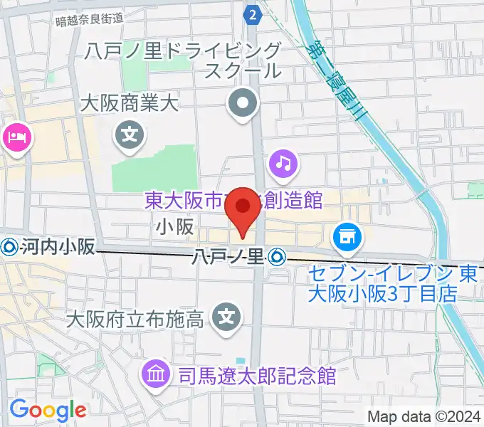 第一楽器 八戸ノ里店の地図