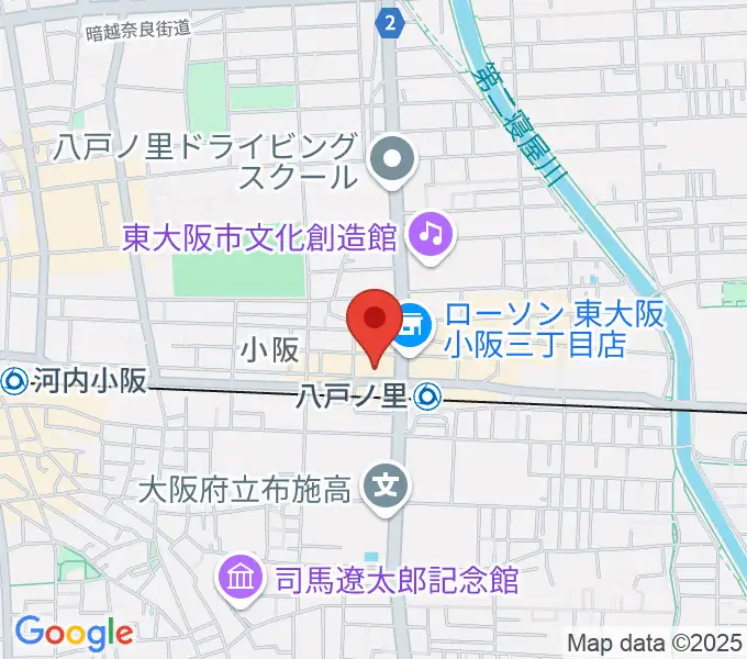第一楽器 八戸ノ里店の地図