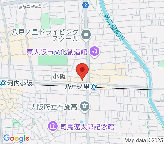 第一楽器 八戸ノ里店の地図