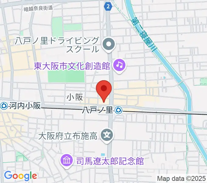 第一楽器 八戸ノ里店の地図