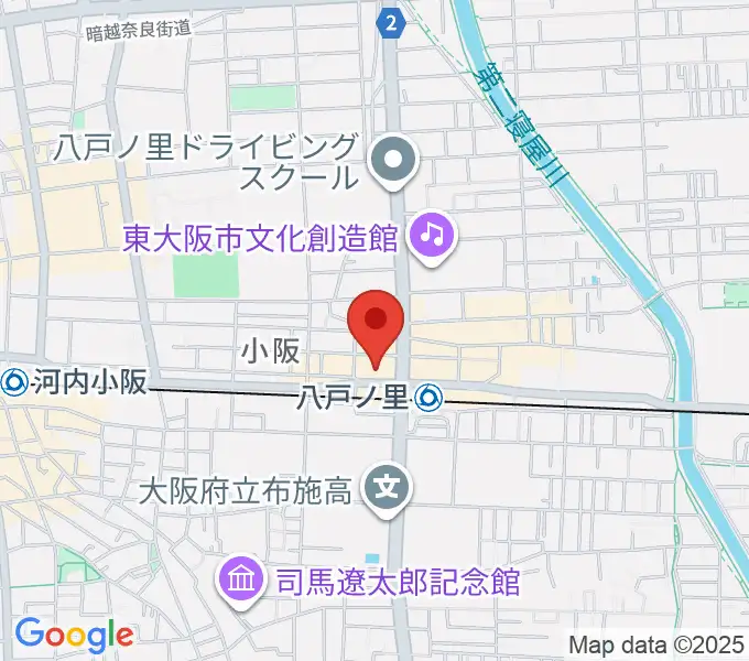 第一楽器 八戸ノ里店の地図