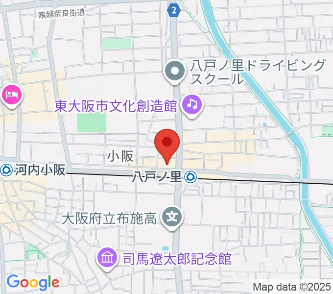 第一楽器 八戸ノ里店の地図