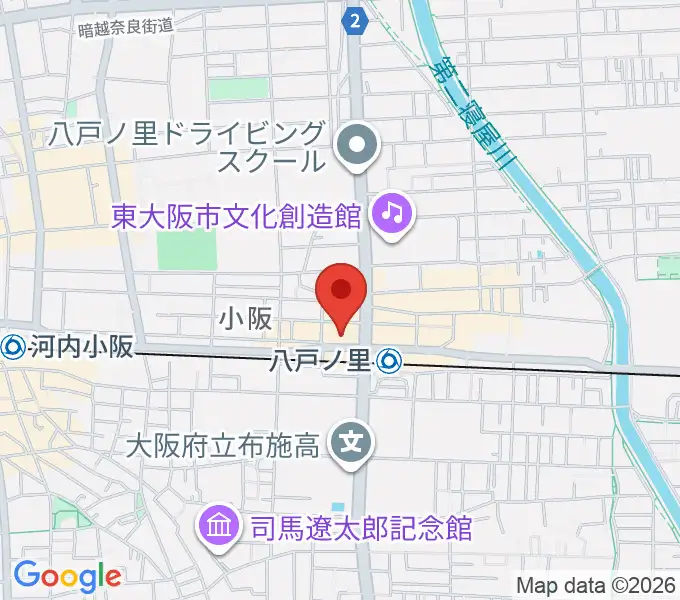 第一楽器 八戸ノ里店の地図