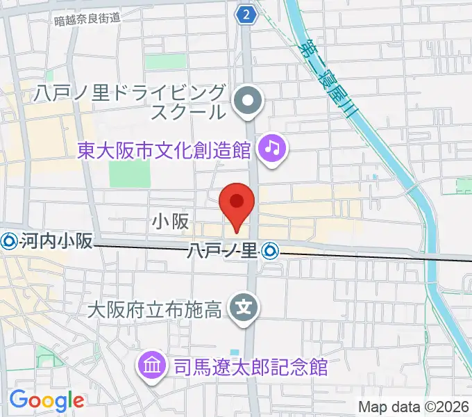 第一楽器 八戸ノ里店の地図